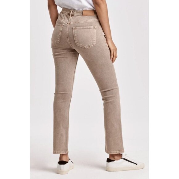 Dear John Women's Blair Straight Leg Jeans in Cashmere - Sz 28" - Picture 5 of 9